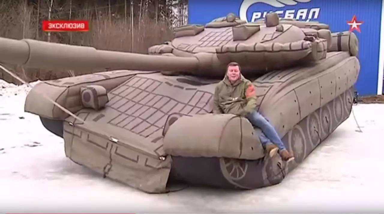 伽师充气军事坦克